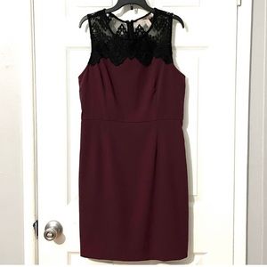 Forever 21 Sleeveless Lace Midi Dress